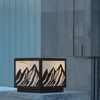 Elegant Retro Solar Post Cap Lights with Stainless Steel, High Brightness LED for Outdoor Garden, Fast Charging, Rustproof, Wide Irradiation