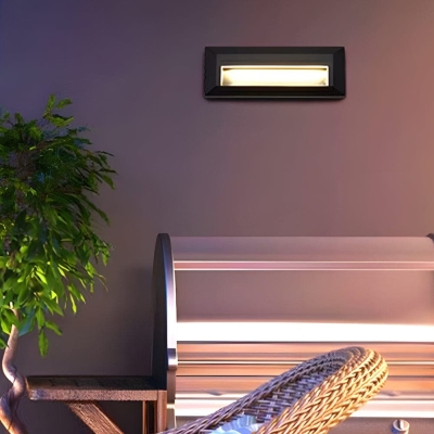 Durable Waterproof Aluminum Outdoor Step Lights, Non-Dazzling Downward Illumination for Stairs, Patios, Driveways, and Passages