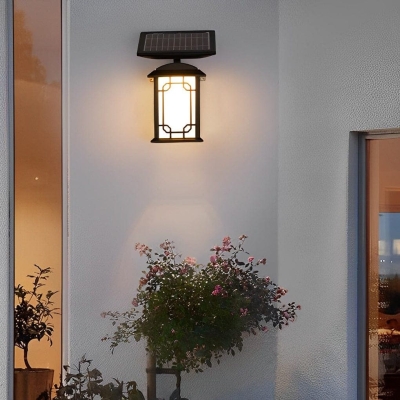 Solar Powered Outdoor Wall Light with Intelligent Remote Control, Waterproof Design, Dual Light Modes, and 12-Hour Runtime