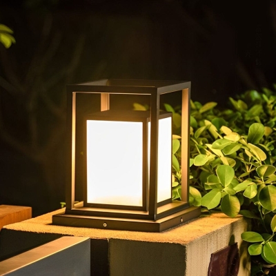 Durable Stainless Steel Solar Deck Post Light, Waterproof, Rust-Proof, Easy Installation for Garden, Patio, Lawn, and Park