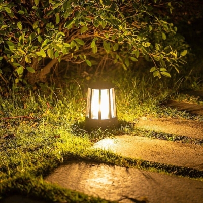 Outdoor Landscape Lighting with Aluminum Body and Acrylic Shade, LED Garden Lights for Patios, Driveways, Walkways, and Security