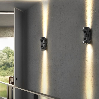 Adjustable Waterproof Outdoor Wall Lamp with Die Cast Aluminum Body, Tempered Glass Shade, and Energy-Saving LED Chip for Long-Lasting Brightness