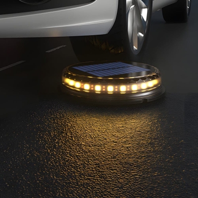 Durable Modern Solar In-Ground Disc Path Lights for Lawn, Garden, Courtyard, and Park, Easy Installation, Auto On/Off at Dusk and Dawn