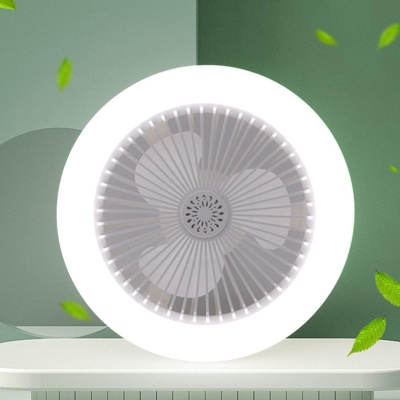 10 in. Mini Ceiling Fan, Screw In Socket Ceiling Fan, Cooling Ceiling Fan with Light for Garage Bedroom Living Room Kitchen Workshop