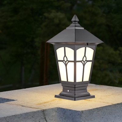 Durable Aluminum and Glass Outdoor Post Lamps with LED Solar Options, Rustproof, Energy-Efficient, and Easy to Install for Fence, Post, or Deck