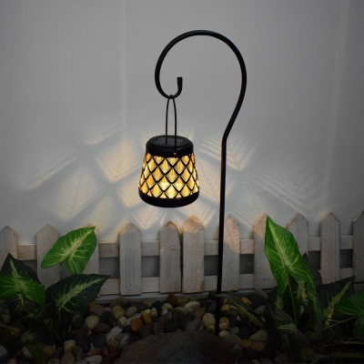 Unique Hanging Solar Lanterns, Durable Iron Material, Sun-Resistant Plastic Cover, Automatic Charging, Energy-Saving, and Ornamental Design