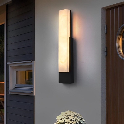 Durable Stainless Steel Outdoor Wall Lamp, Waterproof, Rustproof, and Wind-Resistant with Elegant Design for Enhanced Exterior Lighting and Decoration