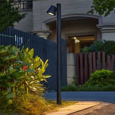 Nut 1/2-LED Outdoor Lawn Bollard Light, Soft, Non-Directional Glow, TRIAC Dimmable, Energy-Efficient for Gardens &amp; Yards