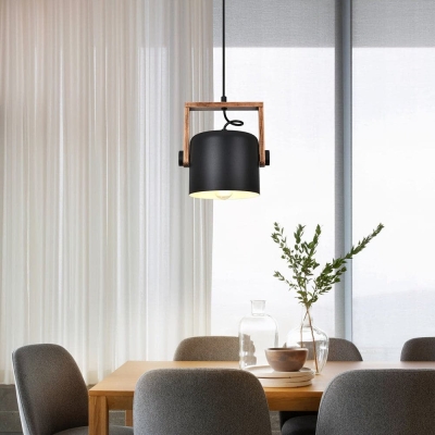 Famhouse Modern Black Pendant Light, Hanging Ceiling Light for Kitchen Dining Room Hallway Entryway
