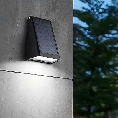 Adjustable 90&deg; Solar Wall Light with Dual Brightness Modes, Waterproof and Durable for Convenient Outdoor Lighting, Lasts Up to 12 Hours