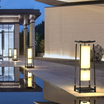 Innovative Asian-Style Outdoor Pathway Light, Stylish Garden Decoration with Gentle Lighting Effects for Courtyards, Patios, and Walkways