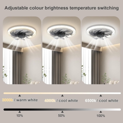 White Socket Fan Light, 12 In Light Socket Fan with Remote, Small Modern Low Profile Ceiling Fan for Bedroom Kitchen Dining Room, Mini Socket Ceiling Fan