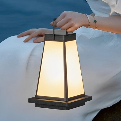 High-Efficiency Portable Solar Landscape Lighting with 10-Year Lifespan, Auto On/Off, Waterproof, and Handle for Easy Hanging and Carrying