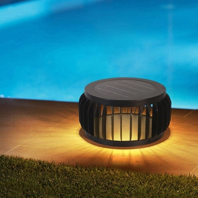 Solar-Powered Waterproof Garden Lights with Intelligent Light Control, LED Patch Light Source, and Foot Pad Design for Long-Lasting Durability