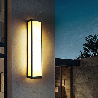 Durable Stainless Steel Outdoor Wall Light with Energy-Saving LED, Bright Light Color, and Sealed Design for Exterior Lighting and Yard Decor