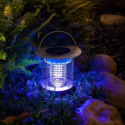 Versatile Solar &amp; USB Rechargeable Mosquito Killer Lights, Portable, Ground, Lawn, Wall-Mounted &amp; Pillar Options with Dual Lighting Modes
