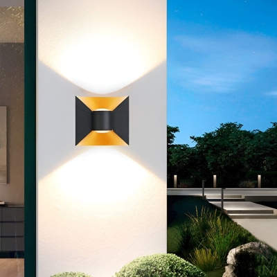 Versatile LED Outdoor Wall Light for Indoor/Outdoor Use, Available in Two Colors and Sizes, Waterproof, Energy-Saving, Durable Die-Cast Aluminum