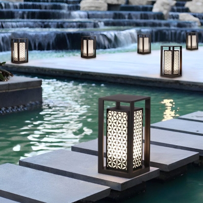 Durable Waterproof Lawn Lamp with High Light Transmittance, Ideal for Outdoor Lighting, Creating a Warm Atmosphere and Ensuring Nighttime Safety