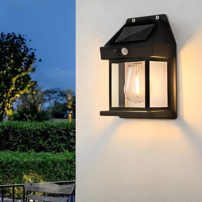 Versatile Solar Outdoor Wall Sconce with 3 Lighting Modes, Easy Installation, Waterproof Design for Enhanced Night Safety and Warmth