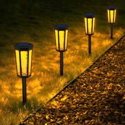 Solar Pathway Light with Gorgeous Light and Shadow, Dual Color Modes (Warm White &amp; RGB), IP65 Waterproof for Outdoor Decoration &amp; Lighting