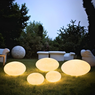 Sturdy Waterproof Cobblestone Outdoor LED Lawn Lamp with High Color Rendering, Energy Saving, Easy Installation for Garden, Path, Poolside