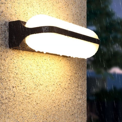 Durable Aluminum Outdoor Wall Light with Frosted Paint, Waterproof for Porch, Bedroom, Corridor, Living Room, Stair, and Balcony