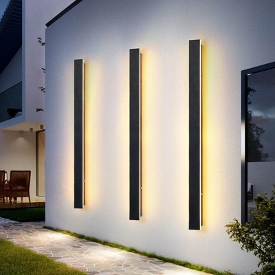 Durable LED Outdoor Wall Lights for Backyard, Porch, Garden, and Fence, Sleek Two-Sided Design for All-Weather Conditions