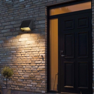 Durable Aluminum Alloy Wall Lamp with Waterproof Safety, Frosted LED Light, and Minimalist Design for Indoor and Outdoor Use