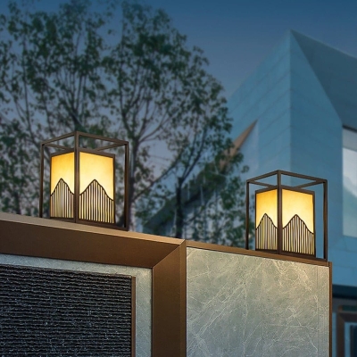 Elegant Stainless Steel Outdoor Garden Light with High Transmittance Lampshade, Rust Proof, Weather Resistant, and Perfect for Enhancing Your Yard's Charm