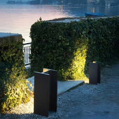Stainless Steel H-Shaped Outdoor Pathway Light with Energy-Saving LED, Industrial Style, Durable and Bright for Garden and Yard Decor