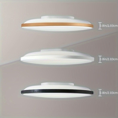 Set of 2 LED Flush Mount Ceiling Light Fixture, Round Thin Flat Mounted Lamp and Ceiling Lamp for Bedroom Kitchen