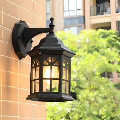 Retro Exterior Light Design, Durable, Rustproof, and Waterproof Outdoor Wall Lamp for Homes, Cafes, Bars, Hotels, and More