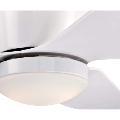 46 in. White Indoor Remote Ceiling Fan with Light, Home Ceiling Fan