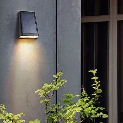 Adjustable 90&deg; Solar Wall Light with Dual Brightness Modes, Waterproof and Durable for Convenient Outdoor Lighting, Lasts Up to 12 Hours