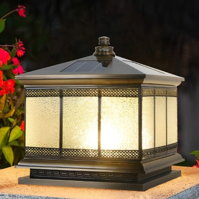Outdoor Solar Fence and Garden Lights with IP65 Waterproof Design, 4 Color Modes, and Elegant Decor Pattern for Enhanced Home Safety and Beauty