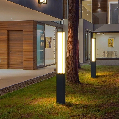 Elegant Outdoor Solar Pathway Light with Die-Cast Aluminum, Waterproof Design, High-Efficiency Monocrystalline Silicon Panel for Yard Lighting