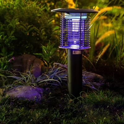 Versatile Solar &amp; USB Rechargeable Mosquito Killer Lights, Portable, Ground, Lawn, Wall-Mounted &amp; Pillar Options with Dual Lighting Modes