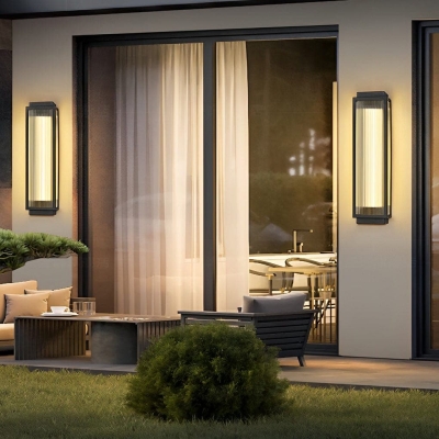 Durable Stainless Steel LED Outdoor Wall Light with Modern Design, Rustproof, High Brightness, Ideal for Porch and Exterior Decoration