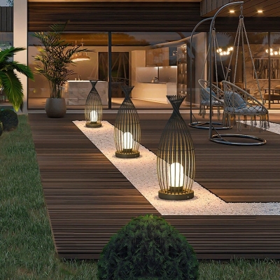 Durable Stainless Steel Landscape Lighting with Creative Design, Frosted Body, and High Light Transmission for a Warm, Romantic Courtyard Atmosphere