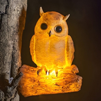 Durable Resin Animal Shape Garden Light, Waterproof, Dustproof, Warm Decorative Landscape Lighting for Yard, Fence, Walkway &amp; Flower Bed