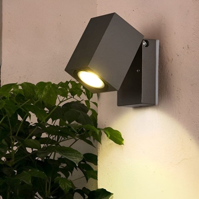 Adjustable Outdoor Wall Light with Motion Sensor, High Brightness COB, Sturdy Aluminum, Ideal for Patio, Garden, Doorway, and Balcony Lighting