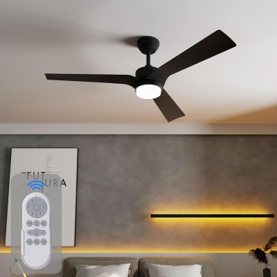 52 in. Unique Ceiling Fans with Lights and Remote Control, Indoor Ceiling Fans for Bedroom Living Room, Outdoor Fan for Patio