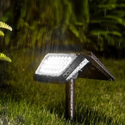 Versatile Waterproof Solar Pathway Lights with Dual Color Temperatures, Automatic Daytime Charging &amp; Nighttime Illumination for Outdoor Use