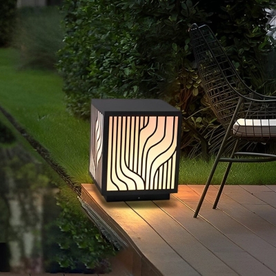 Durable Stainless Steel Outdoor Post Lights with Thickened Acrylic Lampshade, Waterproof and Rust-Proof LED Garden Lights for All Weather Conditions