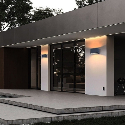 Modern Minimalist Outdoor LED Wall Lamp with Energy-Saving Bright Light and Warm Atmosphere, Perfect Gift for Grandparents, Elderly, and Children