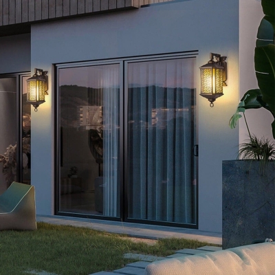 Classic Retro Outdoor Wall Sconce, Stainless Steel, Waterproof, Dustproof, Ideal for Porch, Corridor, Hall, Bar, and Doorway Lighting