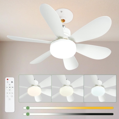 20.5 in. Small Ceiling Fan, Socket Fan Light with Remote, Dimmable LED Cordless Light Socket Fan for Kitchen Bedroom Small Rooms