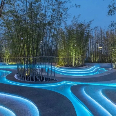 360&deg; Emitting Circular LED Light Strip, Flexible, Waterproof, Flame Retardant Neon LED with High Light Transmittance for Indoor &amp; Outdoor Use