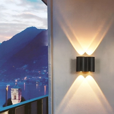 IP65 Waterproof Outdoor Wall Light with Intelligent Control, High Transmittance Lens, LED Light Source, and Anti-Rust Aluminum for Long-Lasting Use