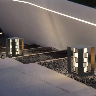 Durable Galvanized Outdoor Pathway Light with High Transmittance Acrylic Lampshade, Waterproof, Antirust, and Stylish for Porch, Garden, and Patio